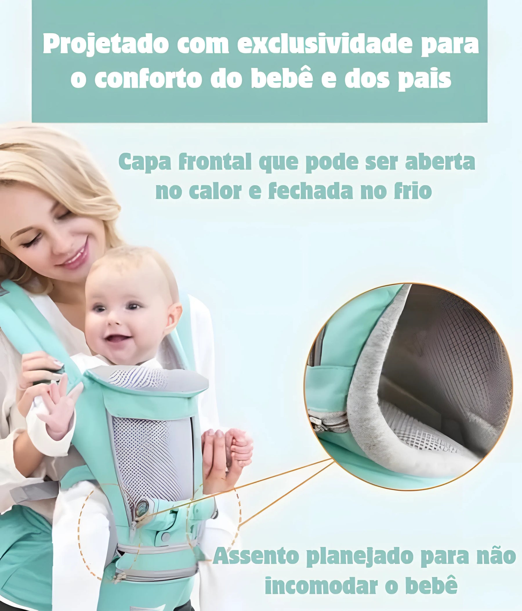 Canguru Deluxe Ergonômico