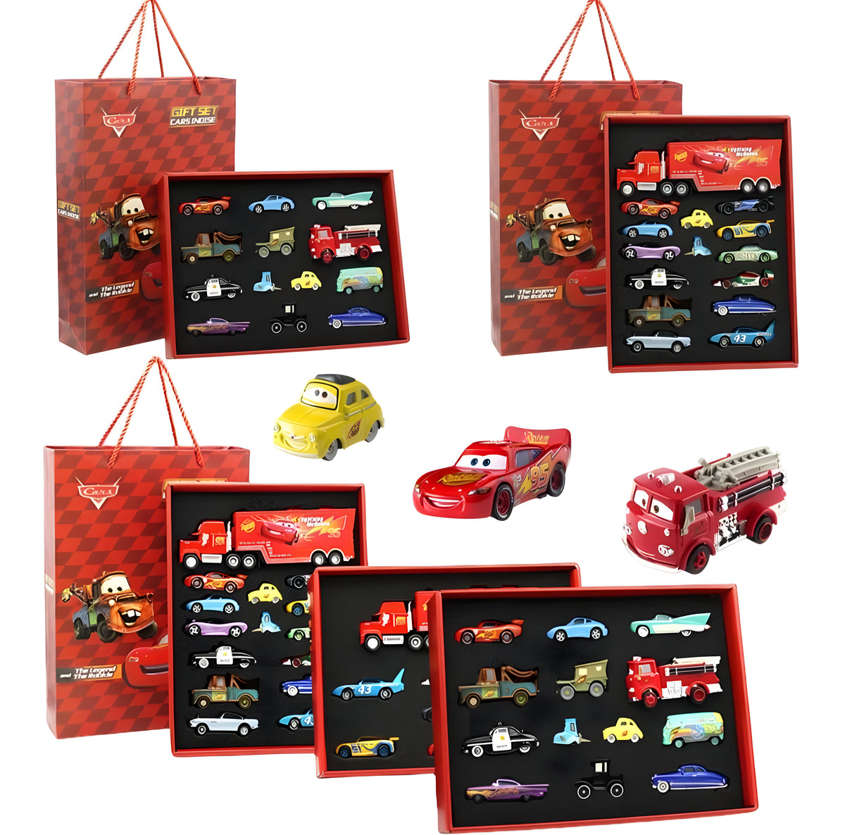 Corrida Relâmpago - Kit de Carrinhos Pixar