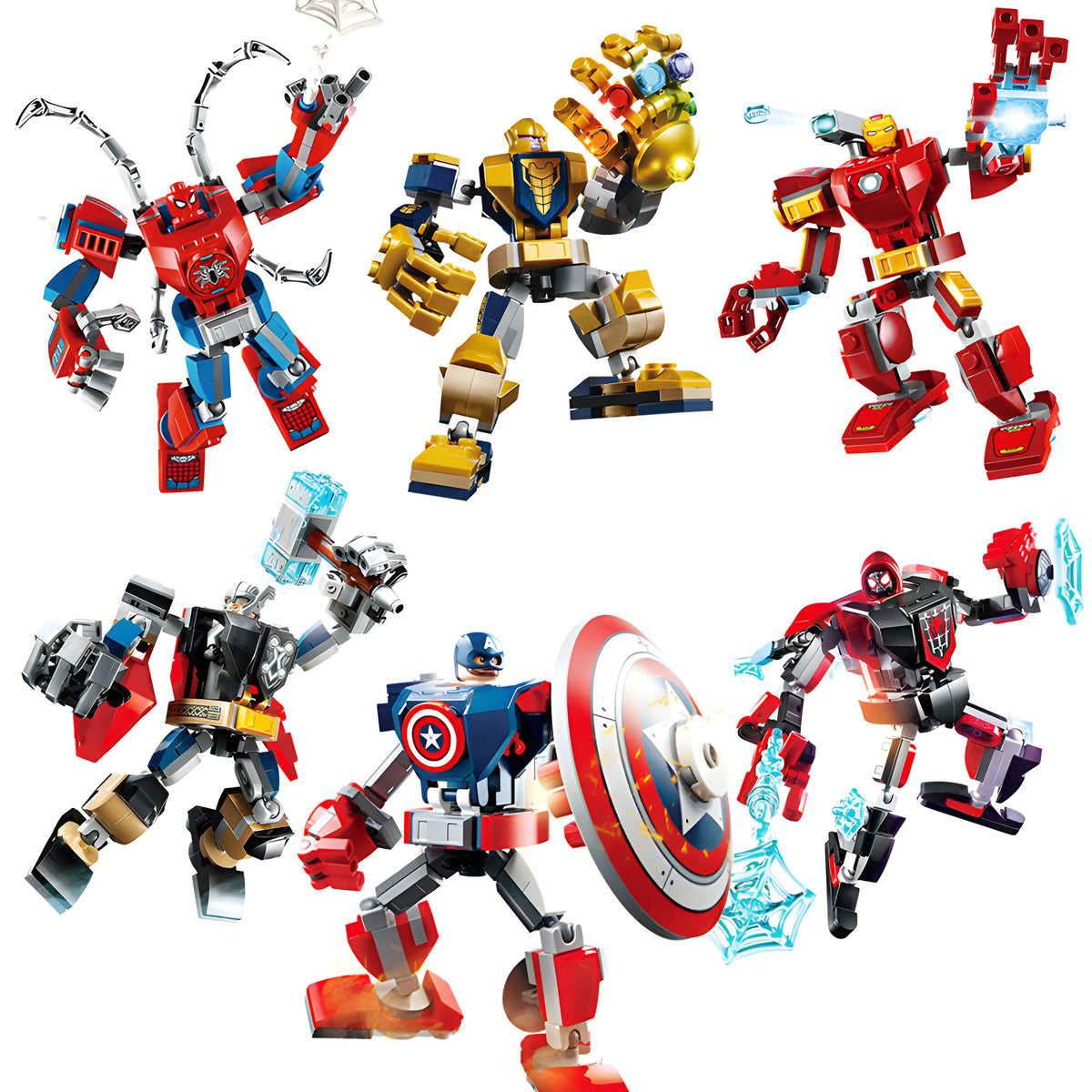 Lego Avengers Bloco Construção