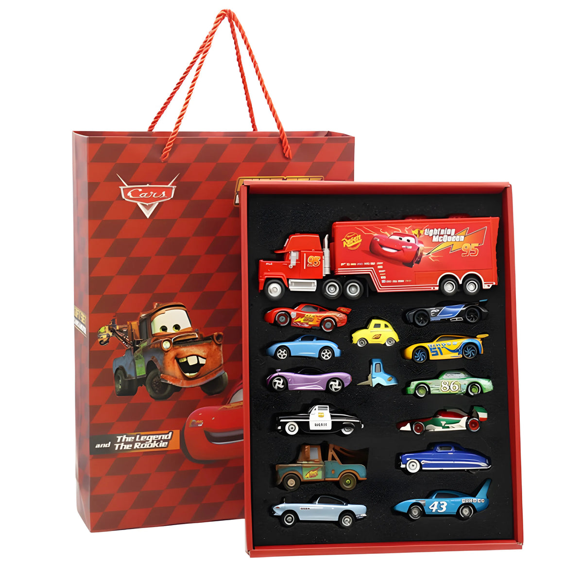 Corrida Relâmpago - Kit de Carrinhos Pixar